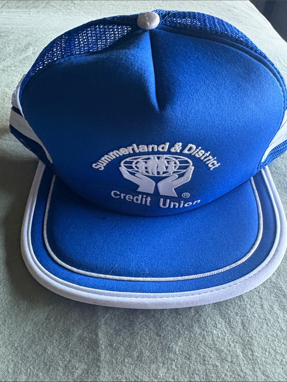 Summerland & District Credit Union Vintage Blue Trucker Hat